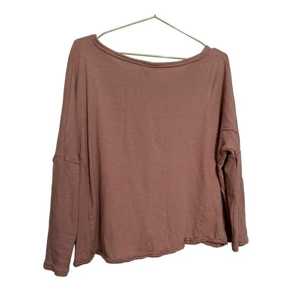 Urban Outfitters | UO | Out from Under Pinkish Tan Button Oversized Jumper | S - Picture 4 of 6